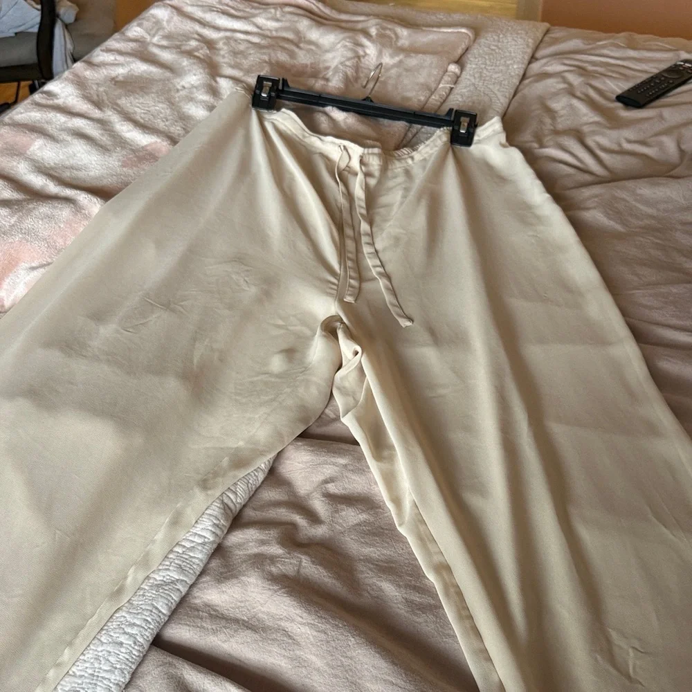 Victoria's Secret Cream Sheer Beachpants Size XL